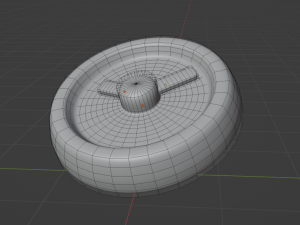 Wall clock low-poly Modèle 3D