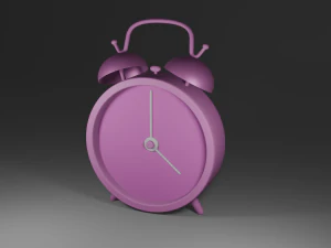 Alarm clock Low-poly 3D Model