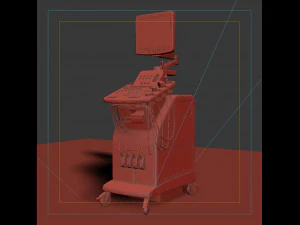 Medical - Ultrasound System 3D Model