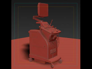 Medical - Ultrasound System 3D Model