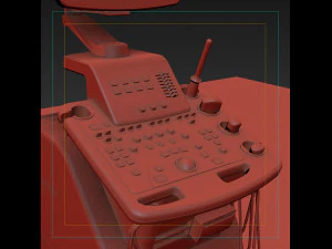 Medical - Ultrasound System 3D Model