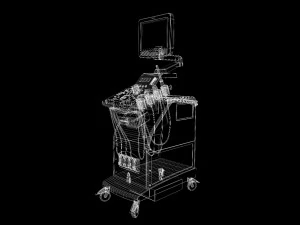 Medical - Ultrasound System 3D Model