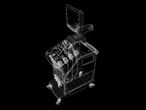 Medical - Ultrasound System 3D Model