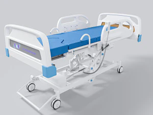 Hospital bed 3D Model