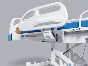 Hospital bed Model 3D