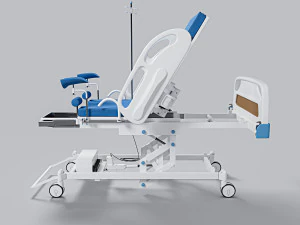 Hospital bed 3D Model