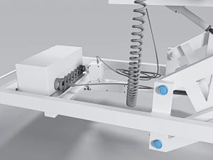 Hospital bed 3D Model