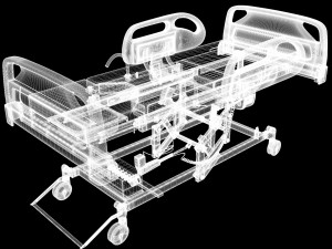 Hospital bed Model 3D