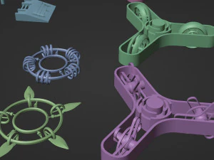 A set of fantastic devices 3D Model