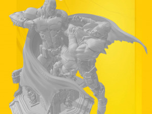 Batman Arkham Knight figure 3d Print Files Stl buy 1 get 2 models 3D Print Model