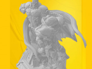 Batman Arkham Knight figure 3d Print Files Stl buy 1 get 2 models 3D Print Model