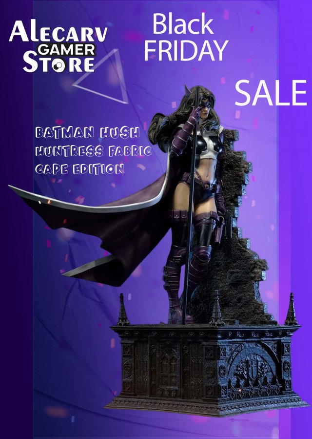 DC COMICS BATMAN HUSH HUNTRESS STL buy 1 get 2 models 3D print 3D Print Model .c4d .max .obj .3ds .fbx .stl .blend 