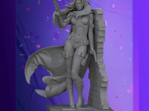 DC COMICS BATMAN HUSH HUNTRESS STL buy 1 get 2 models 3D print 3D Print Model