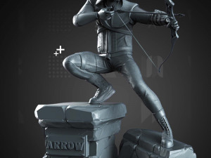 DC COMICS GREEN ARROW ARCHER STL buy 1 get 2 models 3D print Model Cetak 3D