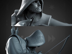 DC COMICS GREEN ARROW ARCHER STL buy 1 get 2 models 3D print Model Cetak 3D