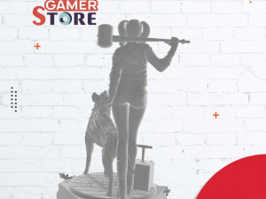 DC COMICS HARLEY QUINN STL CON HYENA compre 1 y obtenga 2 modelos Modelo de impresin 3D Modelo de impresión 3D