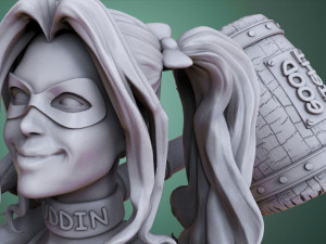 Figure harley quinn STL buy 1 get 2 models 3D print 3D Print Model