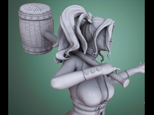 Figure harley quinn STL buy 1 get 2 models 3D print 3D Print Model