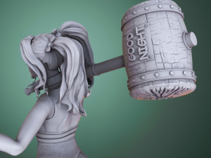 Figure harley quinn STL buy 1 get 2 models 3D print 3D Print Model