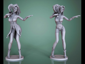 Figure harley quinn STL buy 1 get 2 models 3D print 3D Print Model