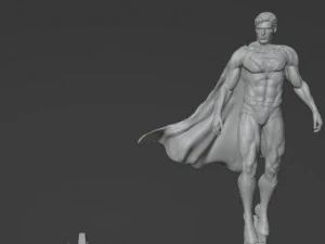 Superman Dc Special 3d Print Files STL acquista 1 ottieni 2 modelli Modello di stampa 3D