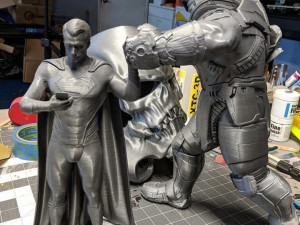 Superman vs Thanos figure 3d Print Files Stl buy 1 get 2 models 3Dプリントモデル