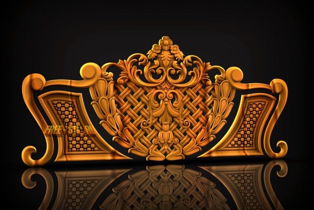 Decorative headboard STL buy 1 get 2 models Modèles 3D en vedette .c4d .max .obj .3ds .fbx .stl .blend 