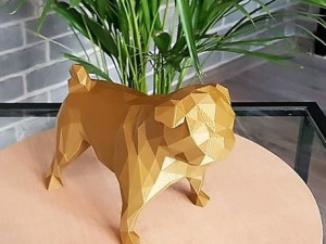 Low Poly Pug 3D Print Stl buy 1 get 2 models 3D Print Model