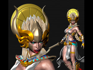 Sekhmet Ballares STL buy 1 get 2 models 3D print model 3D 프린트 모델