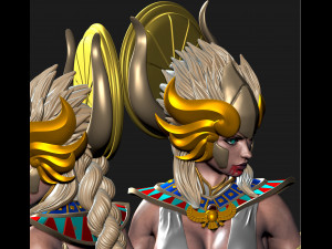 Sekhmet Ballares STL buy 1 get 2 models 3D print model 3D 프린트 모델