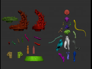 Sekhmet Ballares STL buy 1 get 2 models 3D print model 3D 프린트 모델