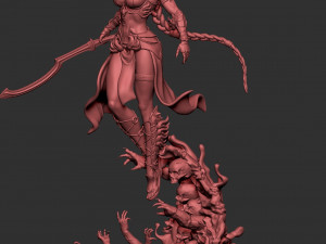 Sekhmet Ballares STL buy 1 get 2 models 3D print model 3D 프린트 모델