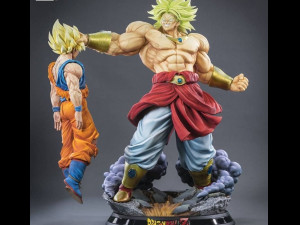 Broly vs goku dragon ball STL buy 1 get 2 models 3D print model 3D Print Model