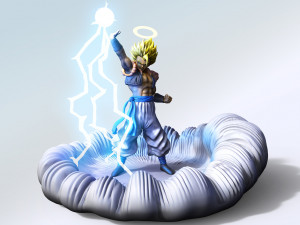 Gogeeta dragon ball STL buy 1 get 2 models 3D print model 3D Print Model