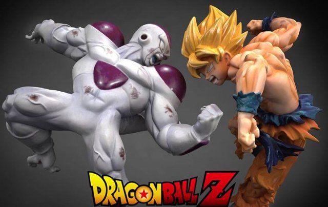 Goku vs Frieza dragon ball STL buy 1 get 2 models 3D print model 3D 打印模型 .c4d .max .obj .3ds .fbx .stl .blend 