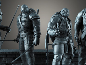 Figure Teenage Mutant Ninja Turtles STL buy 1 get 2 models 3D print Modelo de impresión 3D