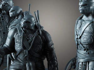 Figure Teenage Mutant Ninja Turtles STL buy 1 get 2 models 3D print Modelo de impresión 3D