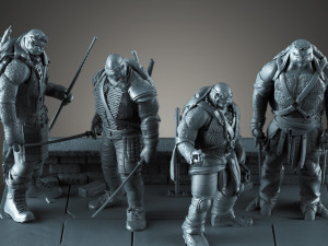 Figure Teenage Mutant Ninja Turtles STL buy 1 get 2 models 3D print Modelo de impresión 3D