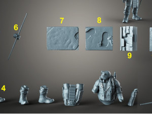 Figure Teenage Mutant Ninja Turtles STL buy 1 get 2 models 3D print Modelo de impresión 3D