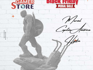 MARVEL CAPTAIN AMERICA HYDRA STL buy 1 get 2 models 3D print model Modelo de impresión 3D