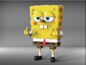 Naughty Sponge Bob STL buy 1 get 2 models 3D print model 3D Print Model