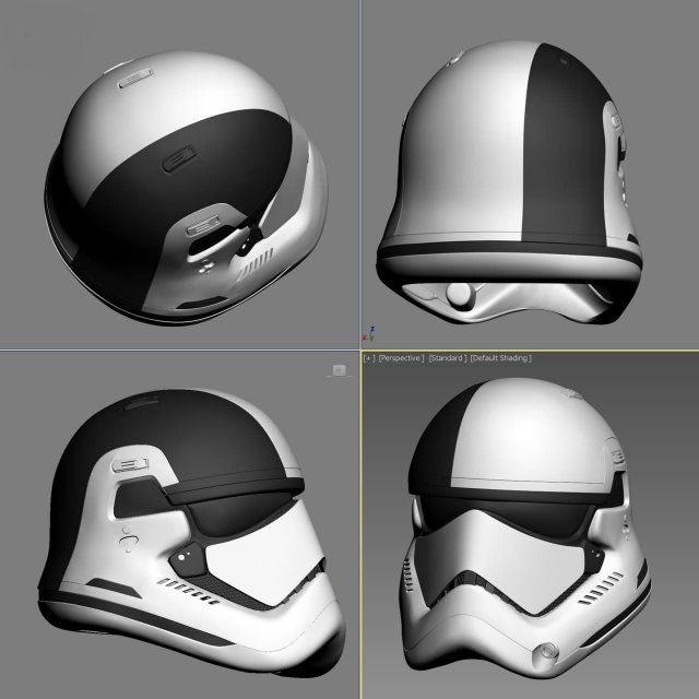 Stormtrooper Casco star war de la STL buy 1 get 2 models 3D print model 3D-Druckmodell .c4d .max .obj .3ds .fbx .stl .blend 