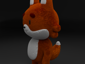 Fox toy 3D Model