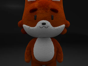 Fox toy 3D Model
