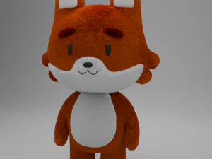 Fox toy 3D Model