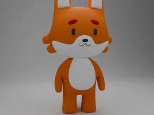 Fox toy 3D Model