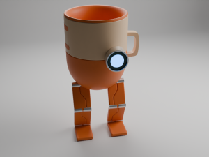 Cup robot 3Dモデル