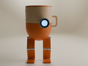 Cup robot 3Dモデル