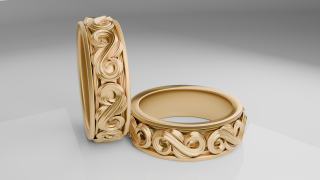 Ring jewellery Modelo 3D .c4d .max .obj .3ds .fbx .stl .blend 