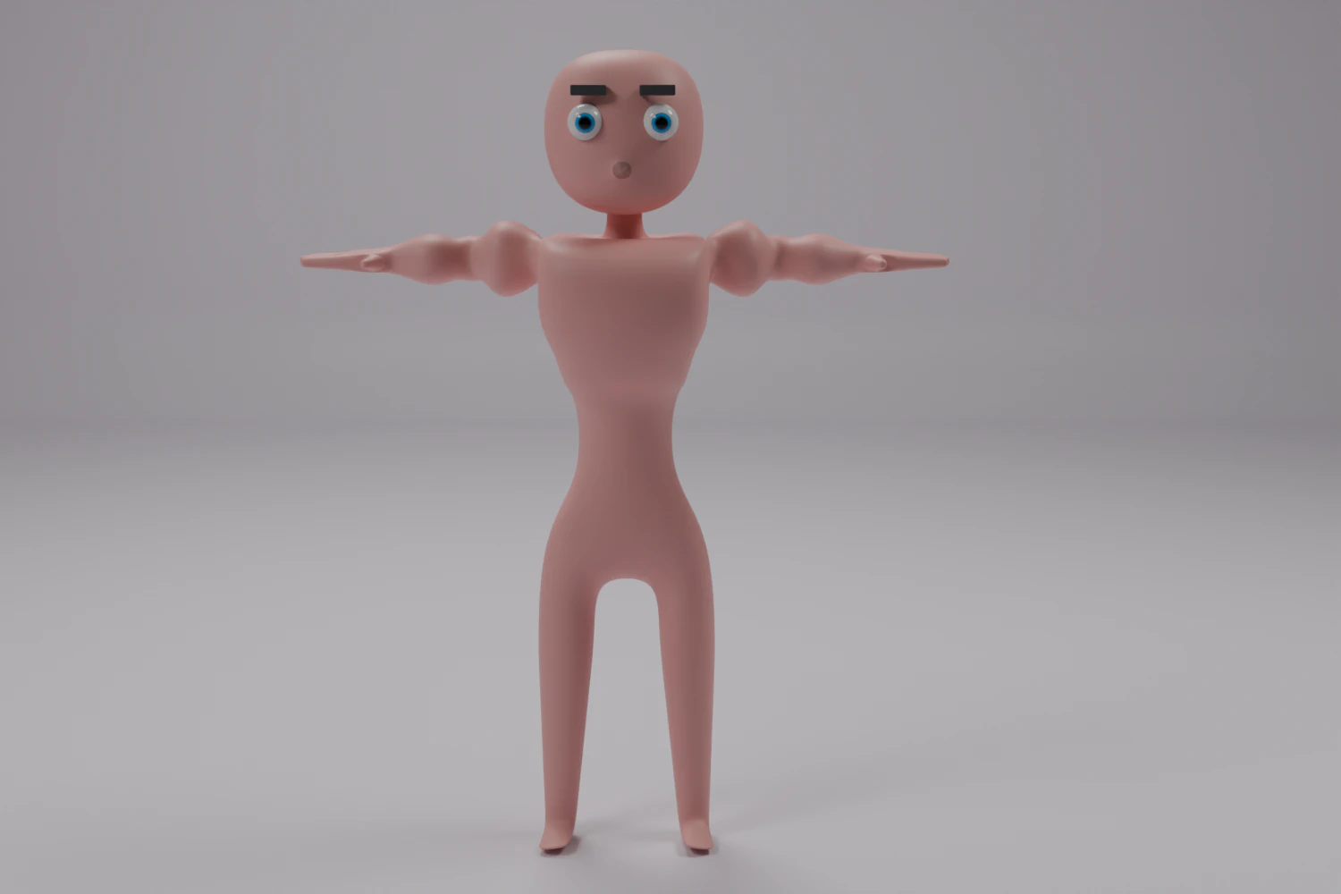 Robot human 3D Model .c4d .max .obj .3ds .fbx .stl .blend 